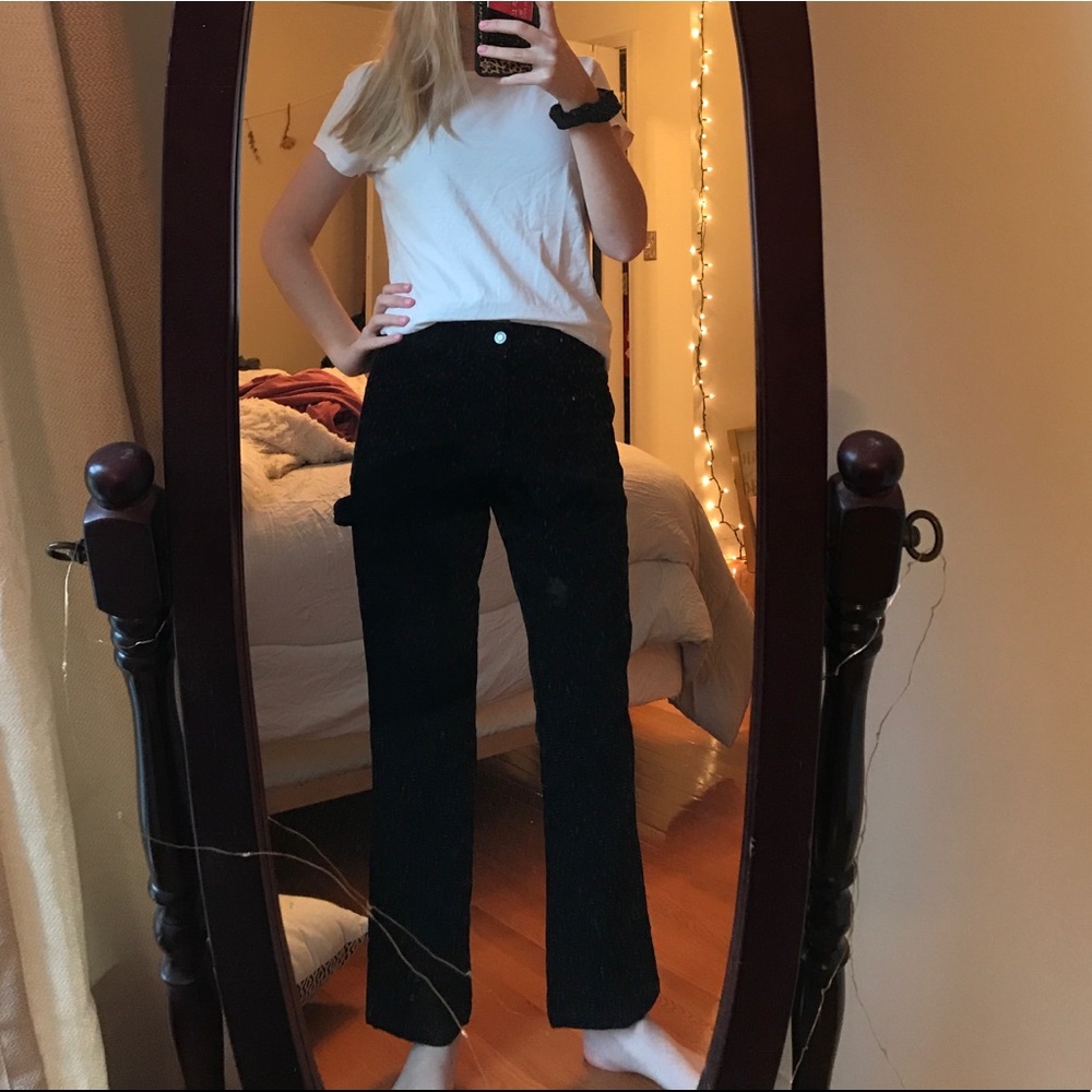 Brandy Melville dark navy corduroy pants!  Size S